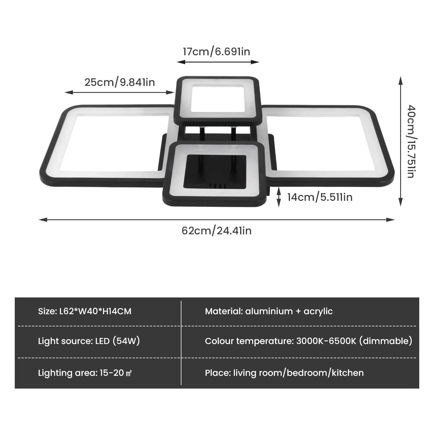 Modern LED Ceiling Light – Smart Design, Powerful Performance, Unmatched Elegance
