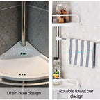 4-Tier Telescopic Shower Caddy – Maximise Space & Keep Your Bathroom Organised with Style