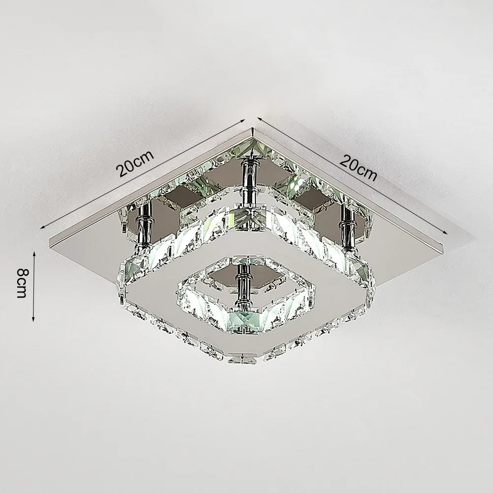 CrystalGlow Ceiling Light – Elevate Your Space with Sleek Style & Brilliant Illumination