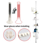 4-Tier Telescopic Shower Caddy – Maximise Space & Keep Your Bathroom Organised with Style