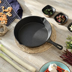 3-Piece Cast Iron Frying Pan Set – Elevate Your Everyday Cooking with Timeless Durability & Superior Flavour