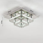 Crystal Elegance LED Ceiling Light – Illuminate Your Home with Luxury & Modern Style