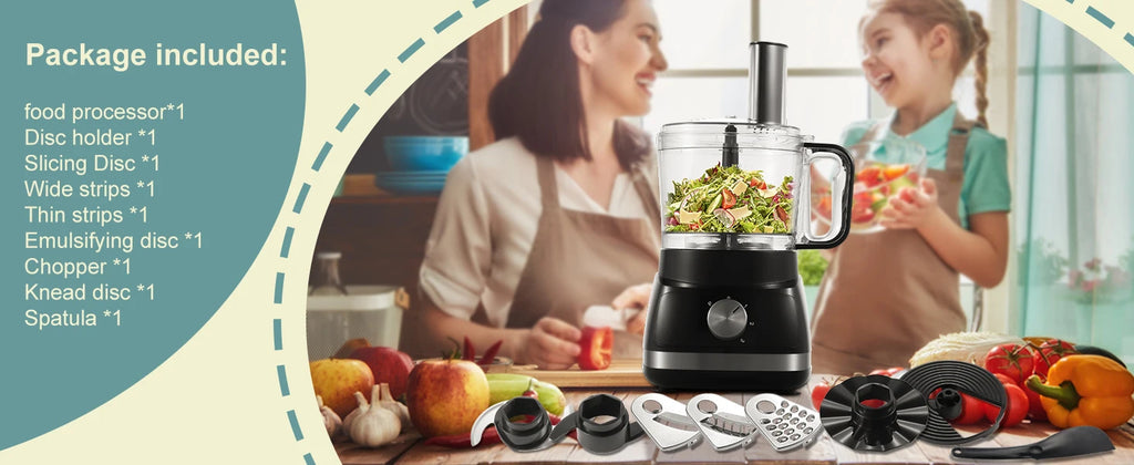 TopStrong 6-in-1 Food Processor – Your All-in-One Kitchen Powerhouse