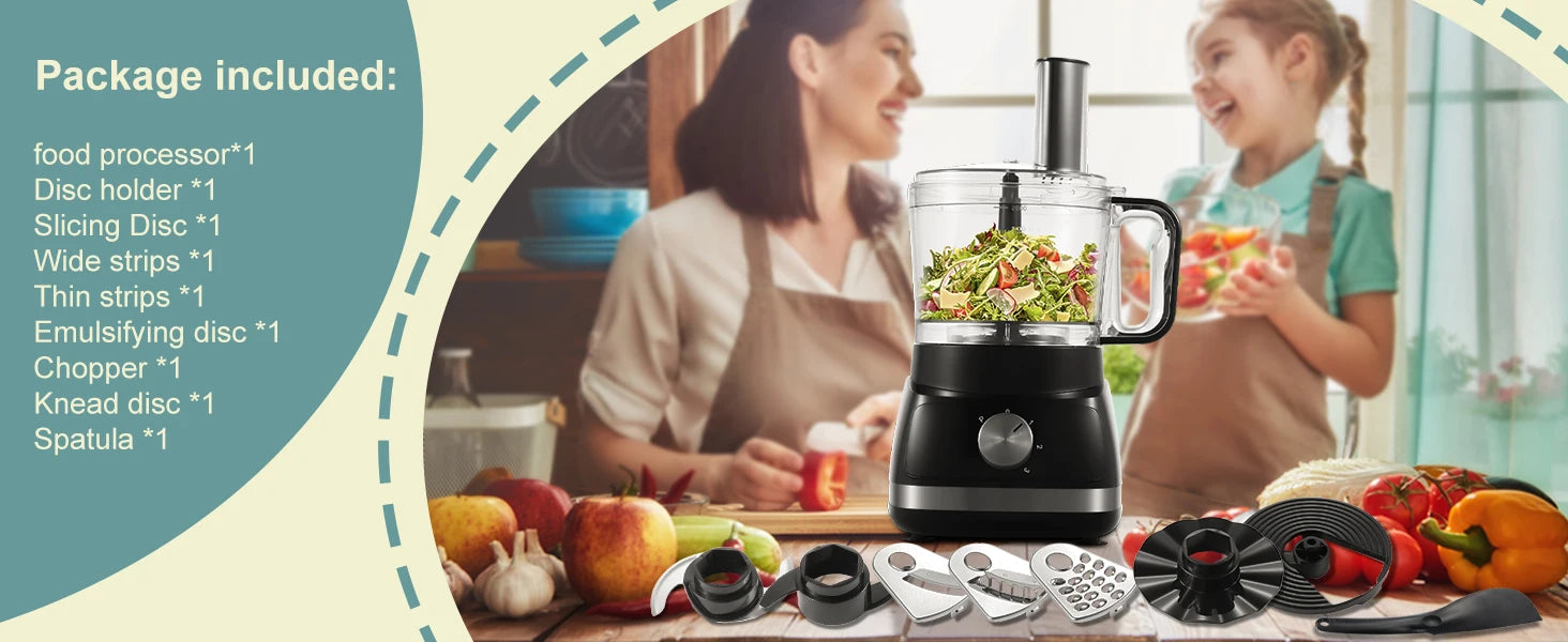 TopStrong 6-in-1 Food Processor – Your All-in-One Kitchen Powerhouse