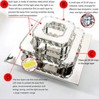 Crystal Elegance LED Ceiling Light – Illuminate Your Home with Luxury & Modern Style