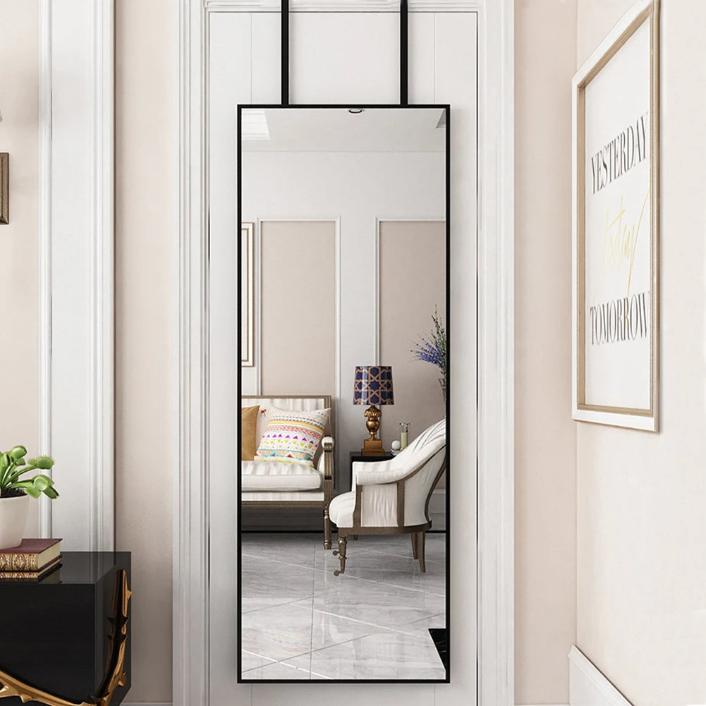 Full-Length Over-the-Door Mirror – Sleek, Space-Saving & Stunning