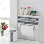 Wall-Mounted Cling Film Dispenser – Effortless Kitchen Organisation with Style & Precision