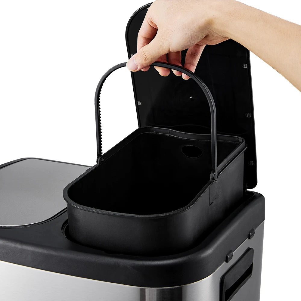 Dual-Compartment Recycling Bin – Organise Your Kitchen with Elegance & Efficiency