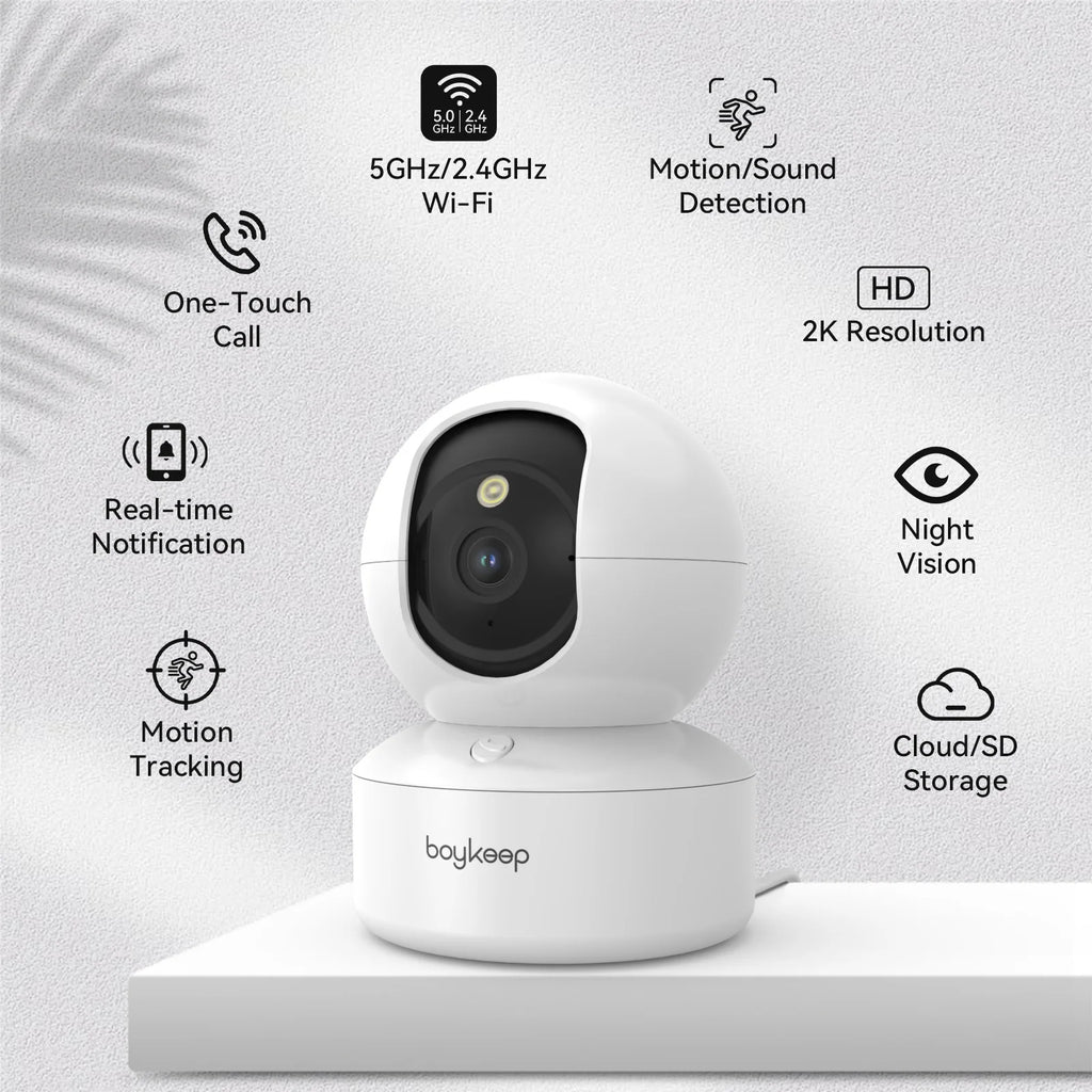 BoyKeep 3MP Smart Baby Monitor Camera – Safety, Peace of Mind &amp; Complete Control 24/7