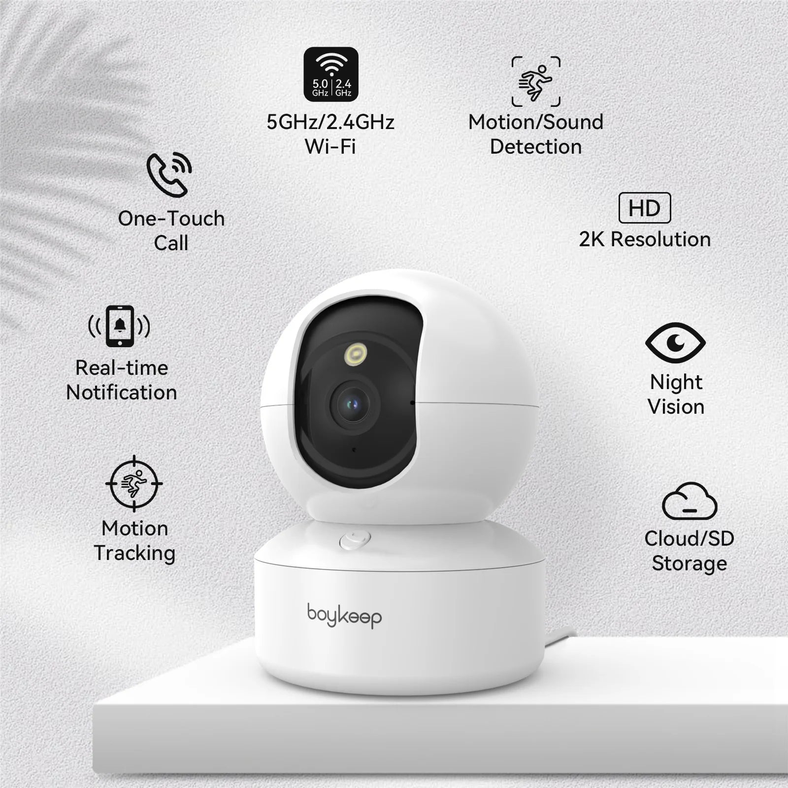 BoyKeep 3MP Smart Baby Monitor Camera – Safety, Peace of Mind &amp; Complete Control 24/7