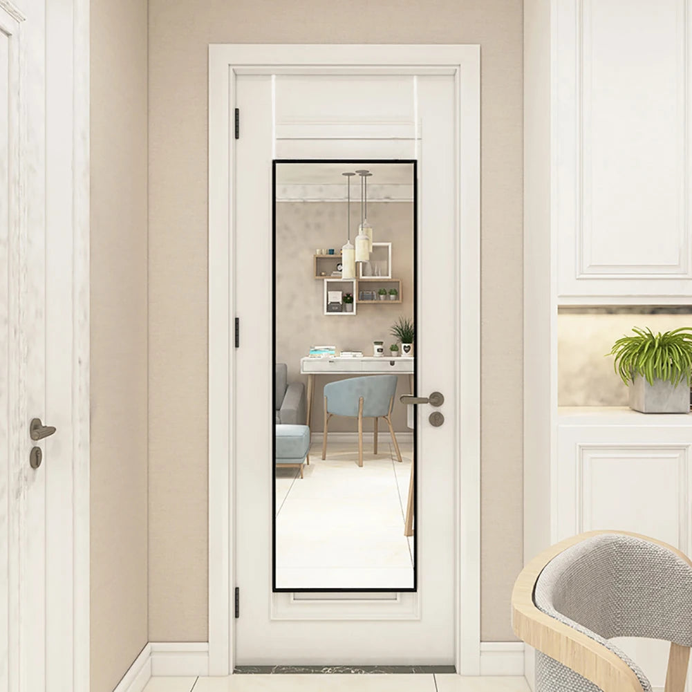 Full-Length Over-the-Door Mirror – Sleek, Space-Saving & Stunning
