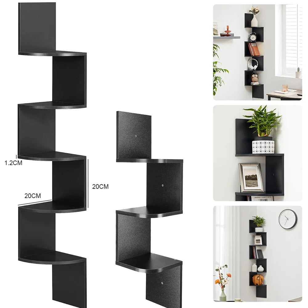 CornerSpace Floating Shelf – Transform Empty Corners into Elegant Storage & Style