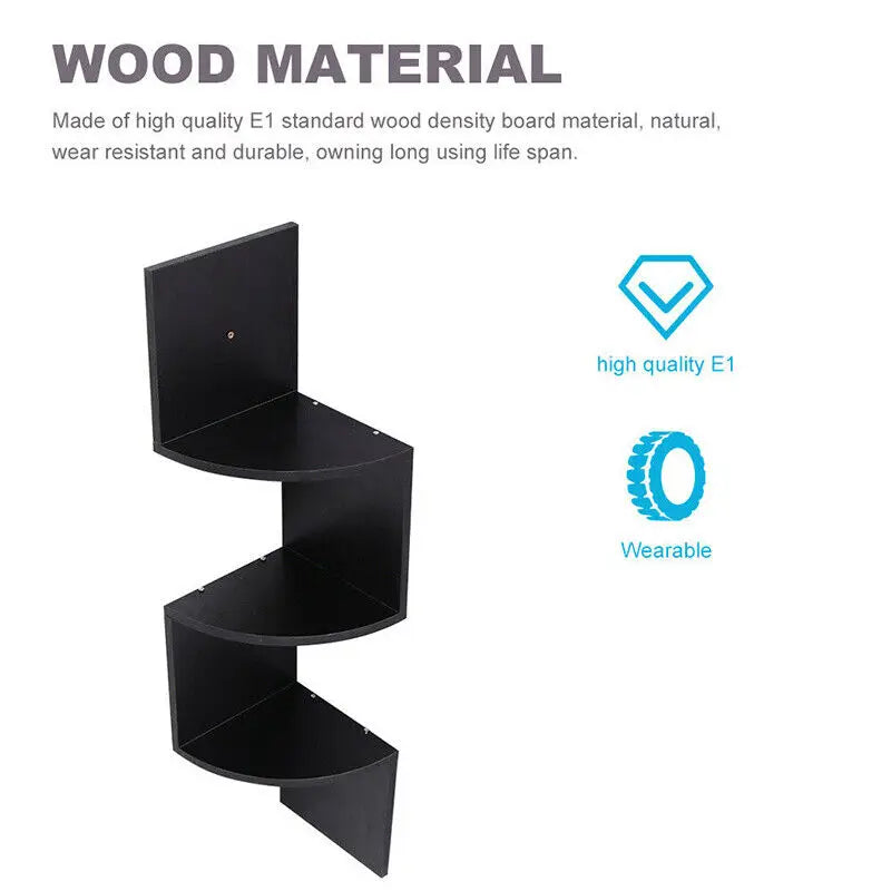 CornerSpace Floating Shelf – Transform Empty Corners into Elegant Storage & Style