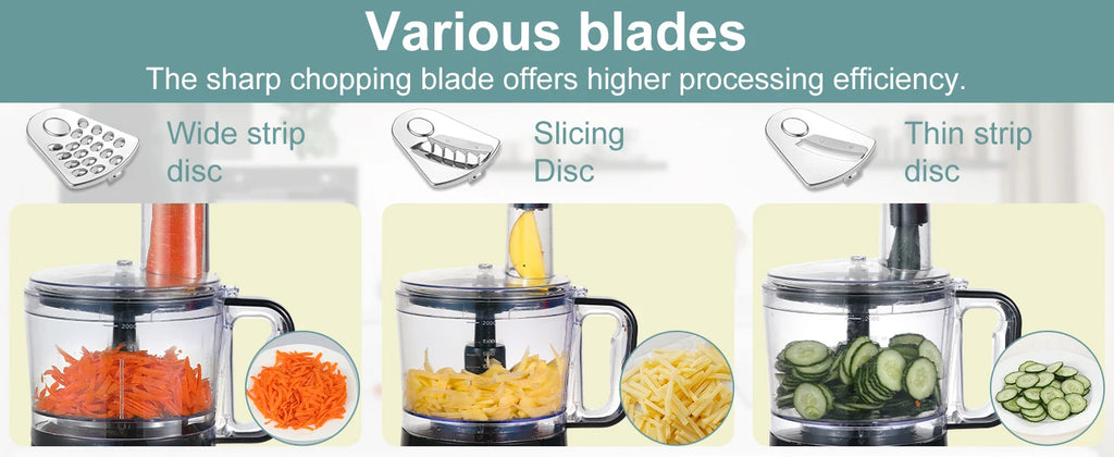 TopStrong 6-in-1 Food Processor – Your All-in-One Kitchen Powerhouse