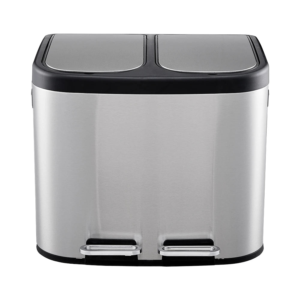 Dual-Compartment Recycling Bin – Organise Your Kitchen with Elegance & Efficiency