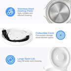 Smart Electric Kettle 1.8L – Fast, Safe & Effortless Boiling for Every Home