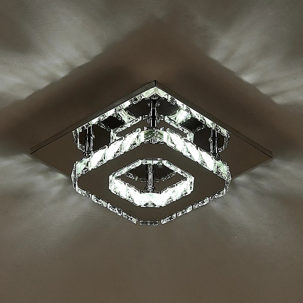 CrystalGlow Ceiling Light – Elevate Your Space with Sleek Style & Brilliant Illumination