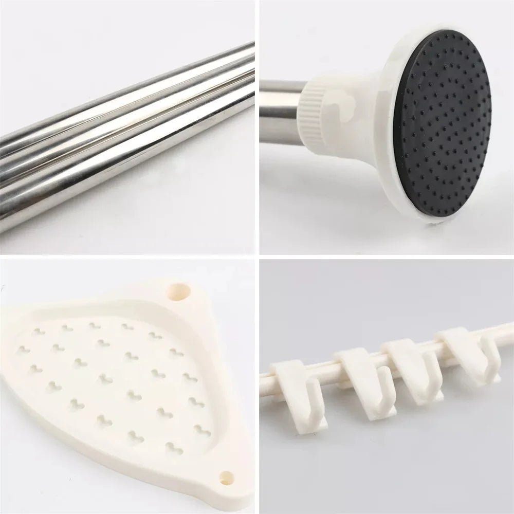 4-Tier Telescopic Shower Caddy – Maximise Space & Keep Your Bathroom Organised with Style