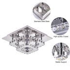 Crystal Elegance LED Ceiling Light – Illuminate Your Home with Luxury & Modern Style