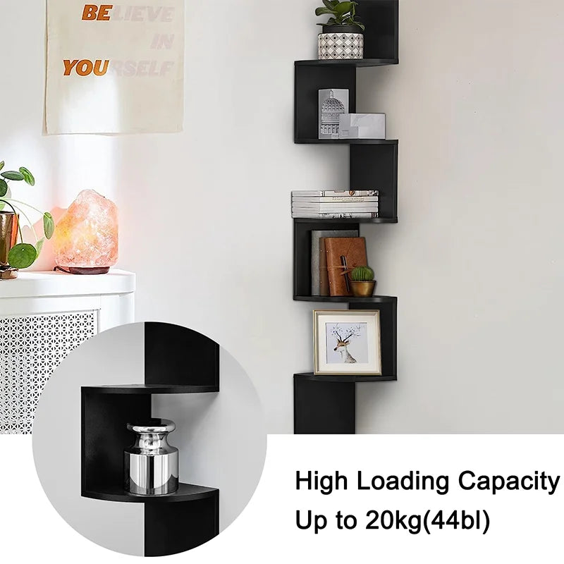CornerSpace Floating Shelf – Transform Empty Corners into Elegant Storage & Style