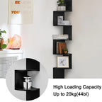 CornerSpace Floating Shelf – Transform Empty Corners into Elegant Storage & Style