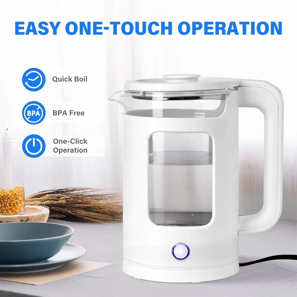 Smart Electric Kettle 1.8L – Fast, Safe & Effortless Boiling for Every Home