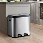 Dual-Compartment Recycling Bin – Organise Your Kitchen with Elegance & Efficiency