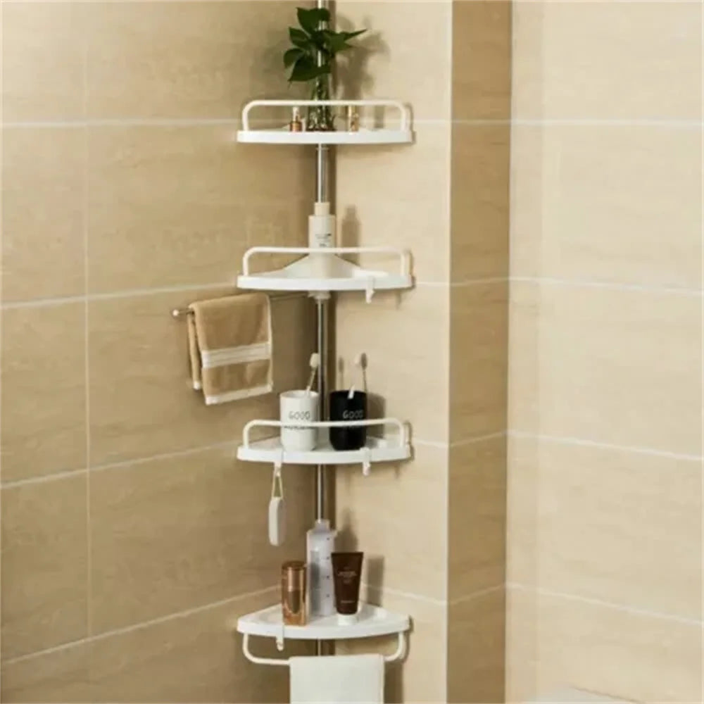 4-Tier Telescopic Shower Caddy – Maximise Space & Keep Your Bathroom Organised with Style