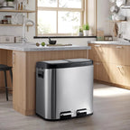 Dual-Compartment Recycling Bin – Organise Your Kitchen with Elegance & Efficiency