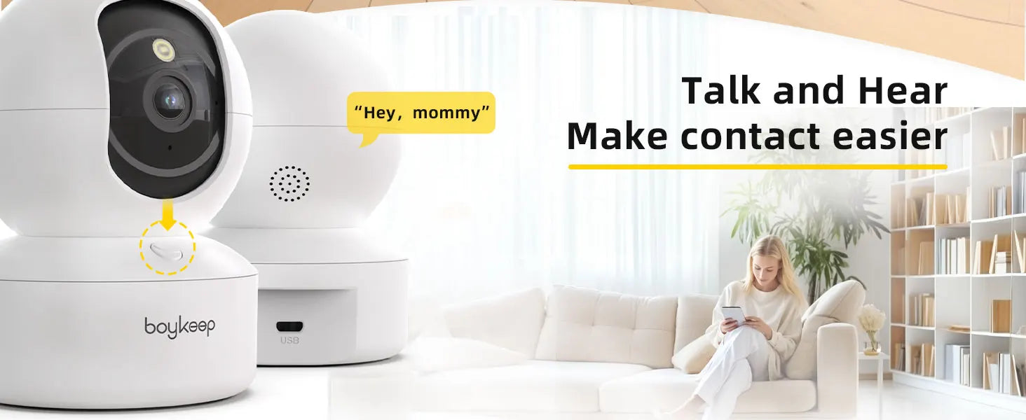 BoyKeep 3MP Smart Baby Monitor Camera – Safety, Peace of Mind &amp; Complete Control 24/7