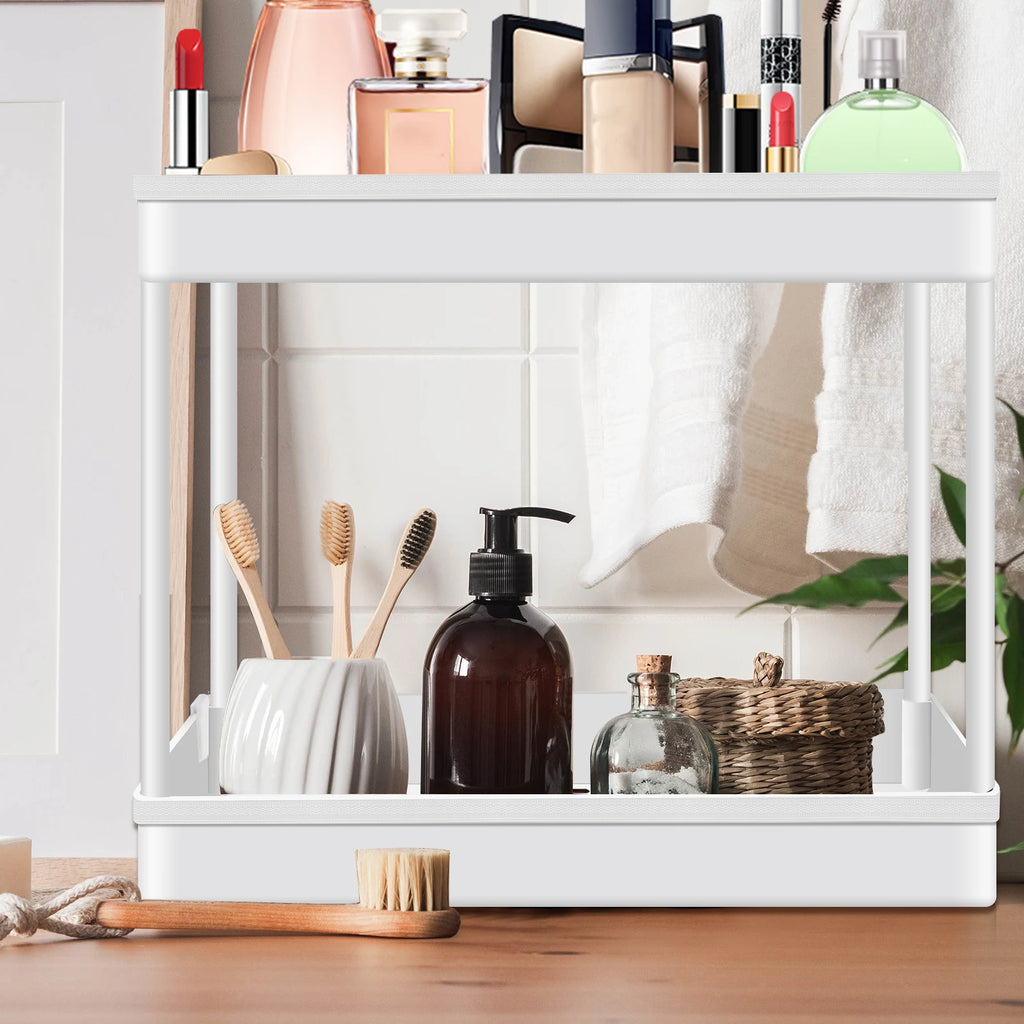 DayPlus 4-Tier Rolling Storage Trolley – Effortless Home Organisation with Space-Saving Mobility