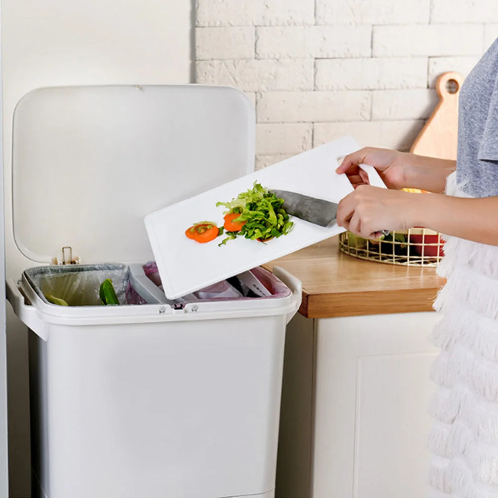 Voltsify Double-Compartment Waste Bin – Streamline Your Kitchen with Smart, Space-Saving Design