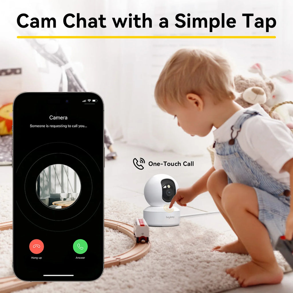 BoyKeep 3MP Smart Baby Monitor Camera – Safety, Peace of Mind &amp; Complete Control 24/7