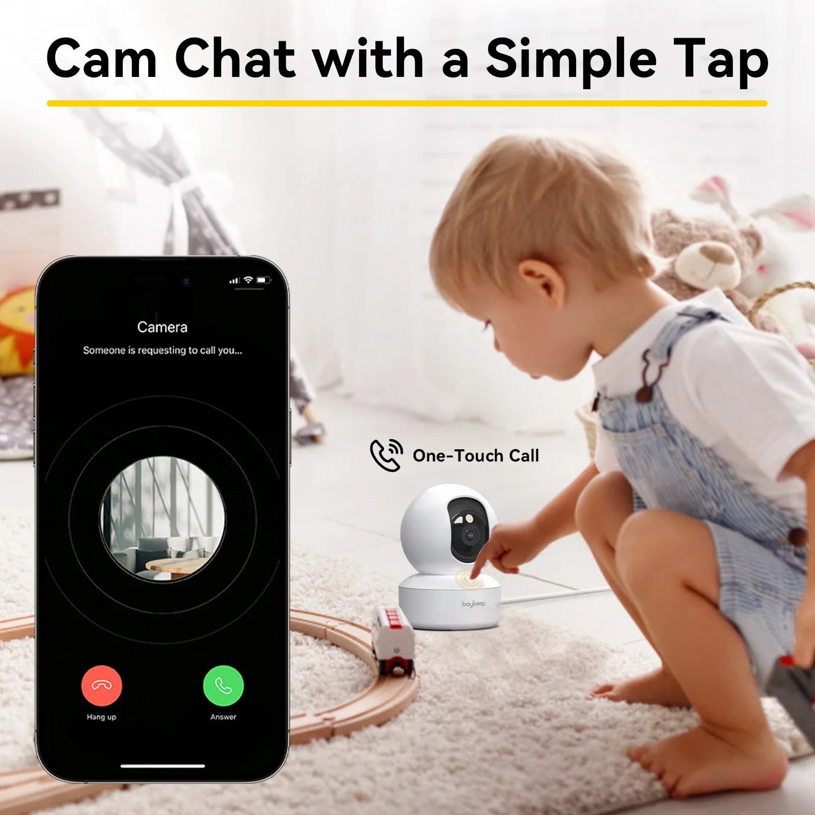 BoyKeep 3MP Smart Baby Monitor Camera – Safety, Peace of Mind &amp; Complete Control 24/7