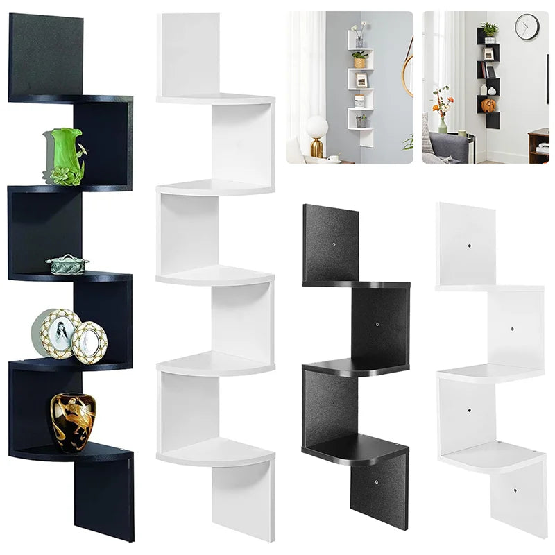 CornerSpace Floating Shelf – Transform Empty Corners into Elegant Storage & Style