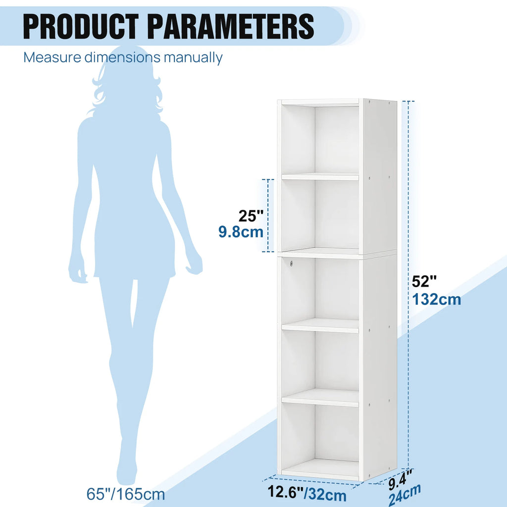 Elegant Cube Bookcase – Transform Your Home with Minimalist Design & Timeless Style