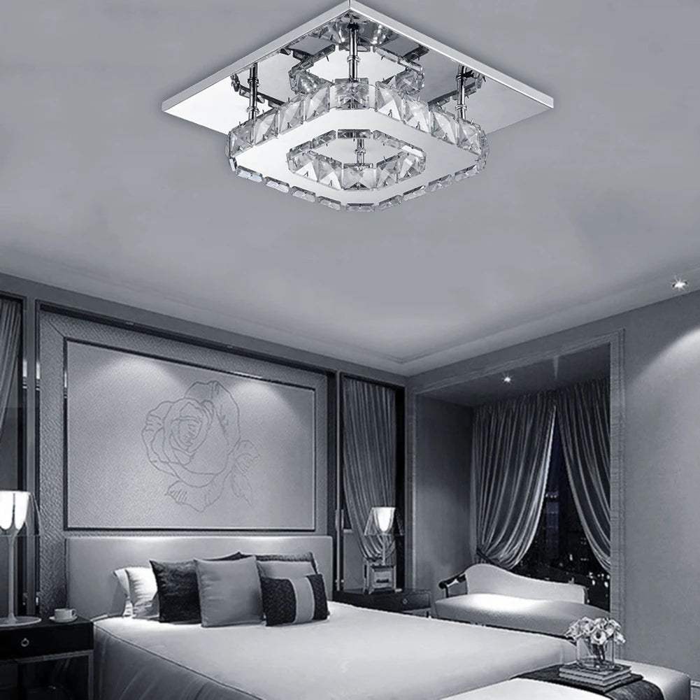 CrystalGlow Ceiling Light – Elevate Your Space with Sleek Style & Brilliant Illumination
