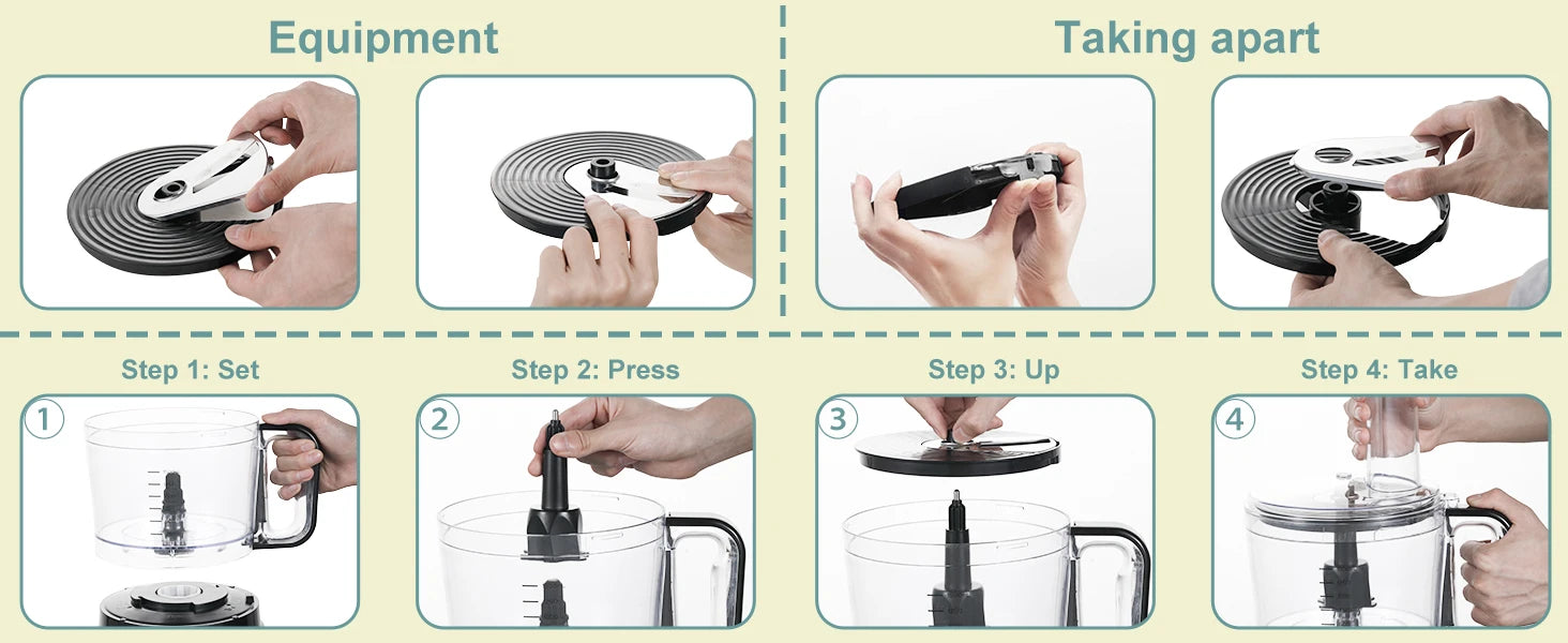 TopStrong 6-in-1 Food Processor – Your All-in-One Kitchen Powerhouse